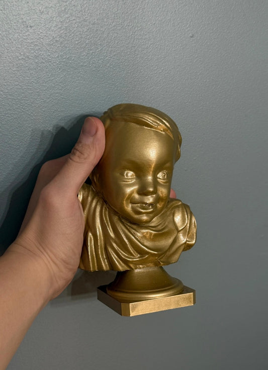 Custom 3D Printed Portrait Bust – Personalized Sculpture from Your Photo