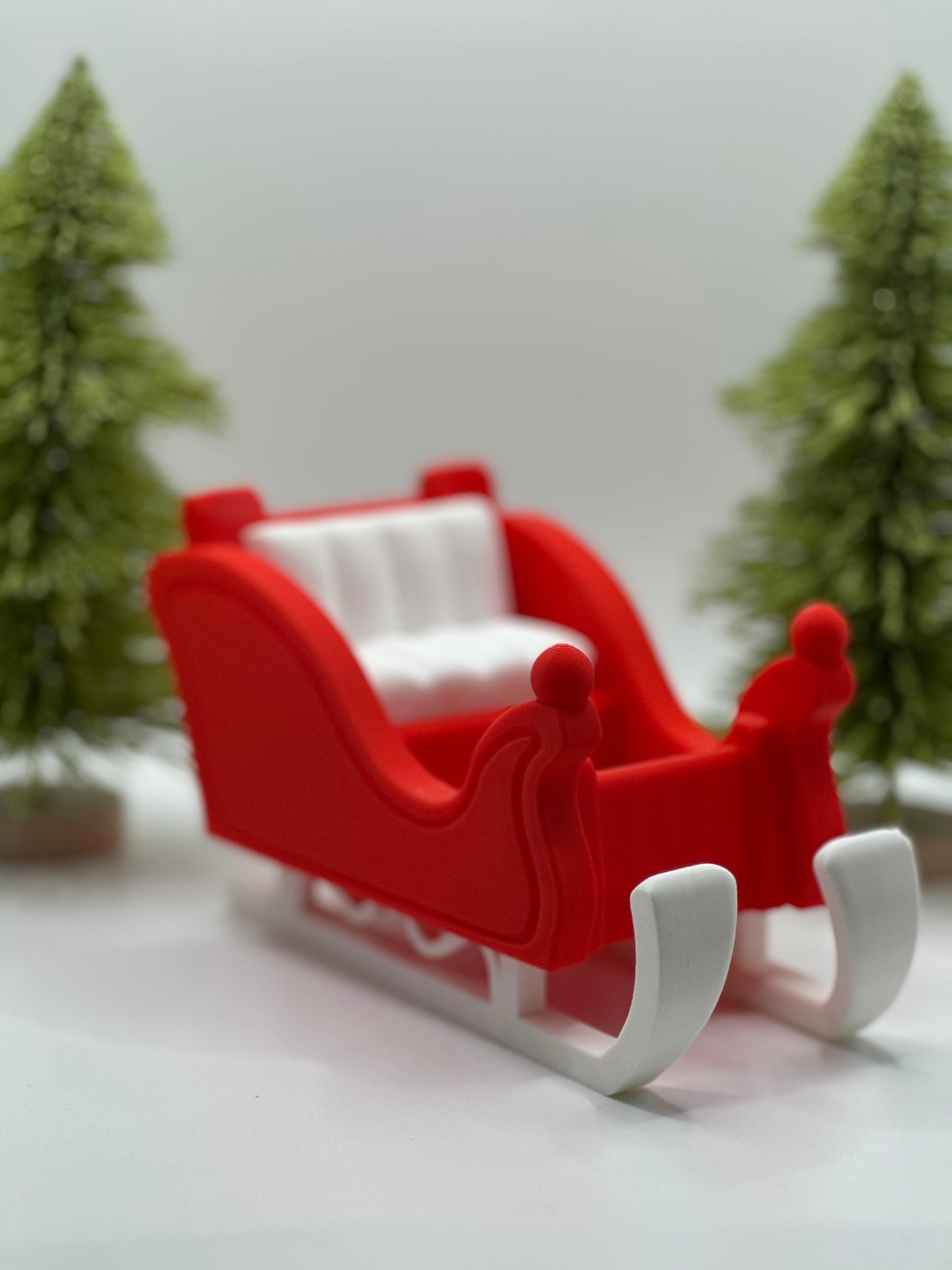 Flexi Reindeer 3-Pack with Sleigh - Articulated Christmas Decor Set