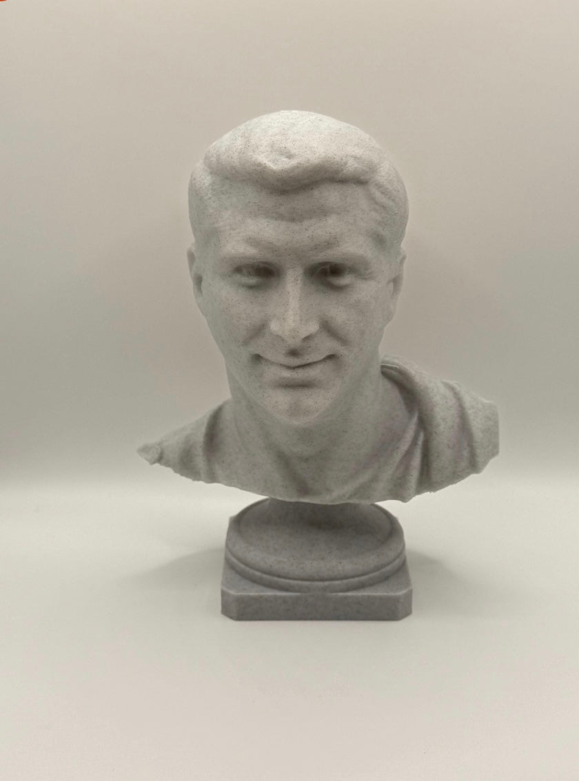 Custom 3D Printed Portrait Bust – Personalized Sculpture from Your Photo